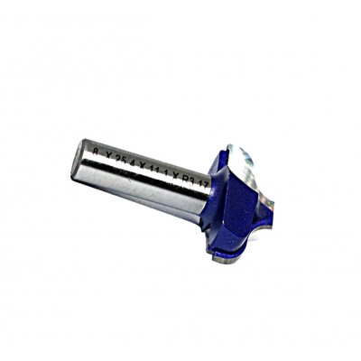 Фреза профильная гусек R=3.175 25.4×11.1×40 S8 Z2 TRS2541108 Tapper
